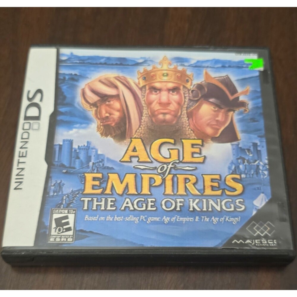 Majesco Age of Empires: The Age of Kings Nintendo DS 2006 NTSC-U/C E10+ Case